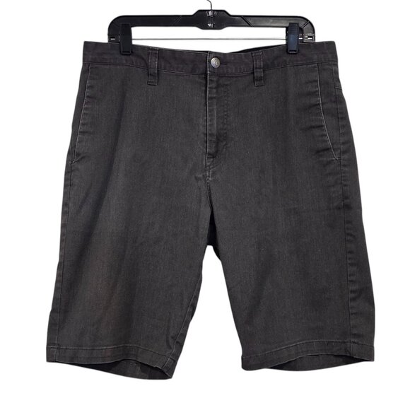 Volcom Men’s Weathered Chino Gray Shorts Size 34 - Picture 1 of 10